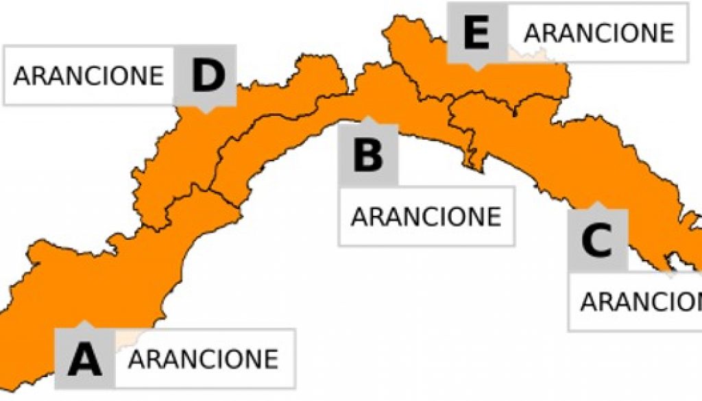 Allerta Meteo Liguria dalle 18 si passa in arancione fino alle 14 del 28-07
