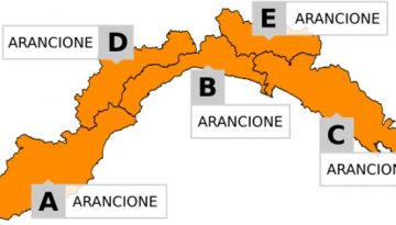 Allerta Meteo Liguria dalle 18 si passa in arancione fino alle 14 del 28-07