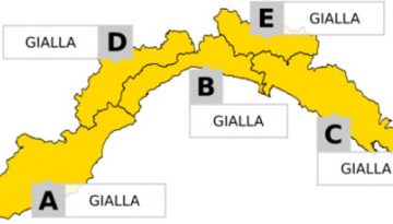 Allerta Meteo Liguria declassata a GIALLA fino alle ore 13