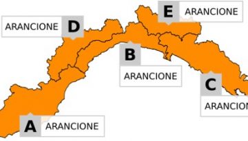 Allerta Meteo lunedì 15.07 scatta in Arancione dalle 02 alle 15, Gialla fino alle 18