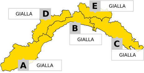 Meteo Liguria Allerta GIALLA su tutta la regione dalle 18 del 27_07_19