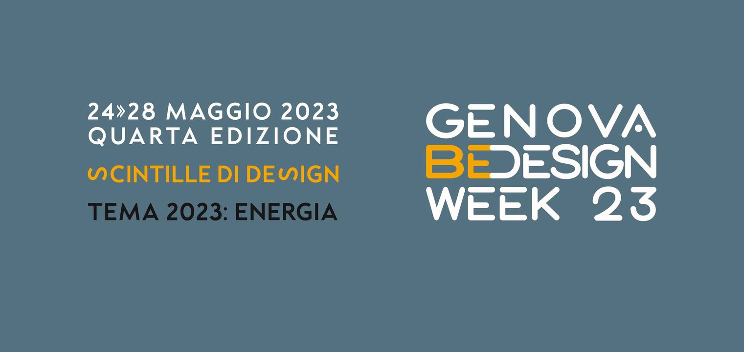 La Genova BeDesign Week si svolgerà dal 24 al 28 Maggio 2023 sempre come progetto partecipato e diffuso nel Distretto del Design che mette a disposizione luoghi espositivi unici, opportunità d’incontro, comunicazione specializzata e un vasto pubblico e consolida il sodalizio con il design nautico.