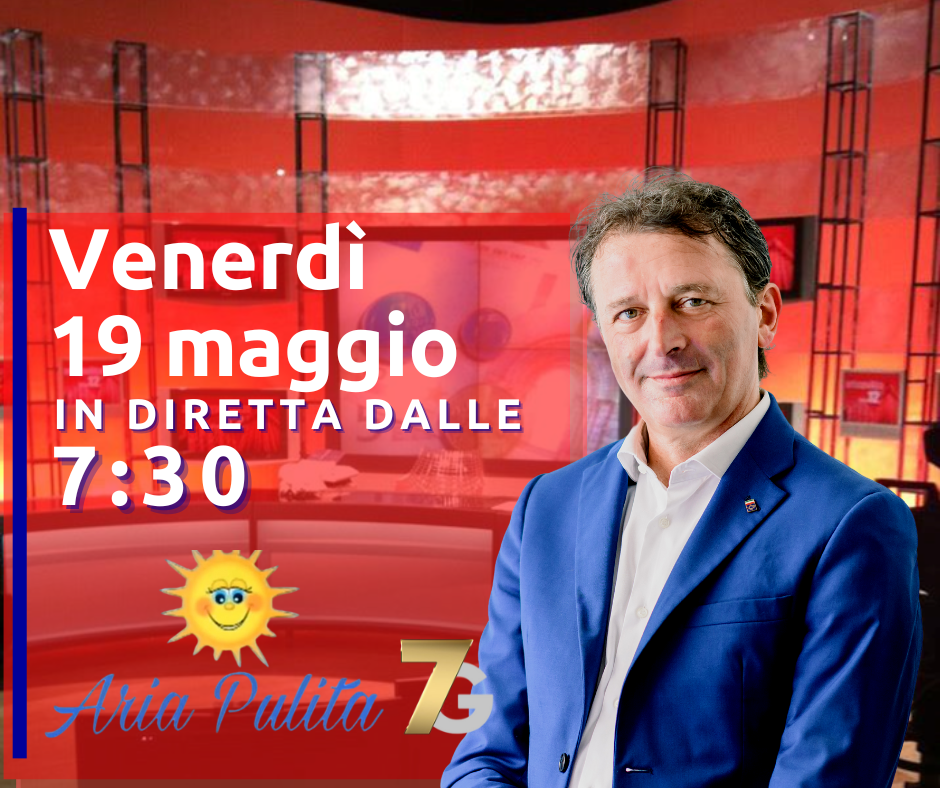 Venerdì 19 maggio, a partire dalle 7.30, l'On. Luca Pastorino sarà ospite in diretta alla puntata di "Aria che tira", in onda sull'emittente 7Gold.