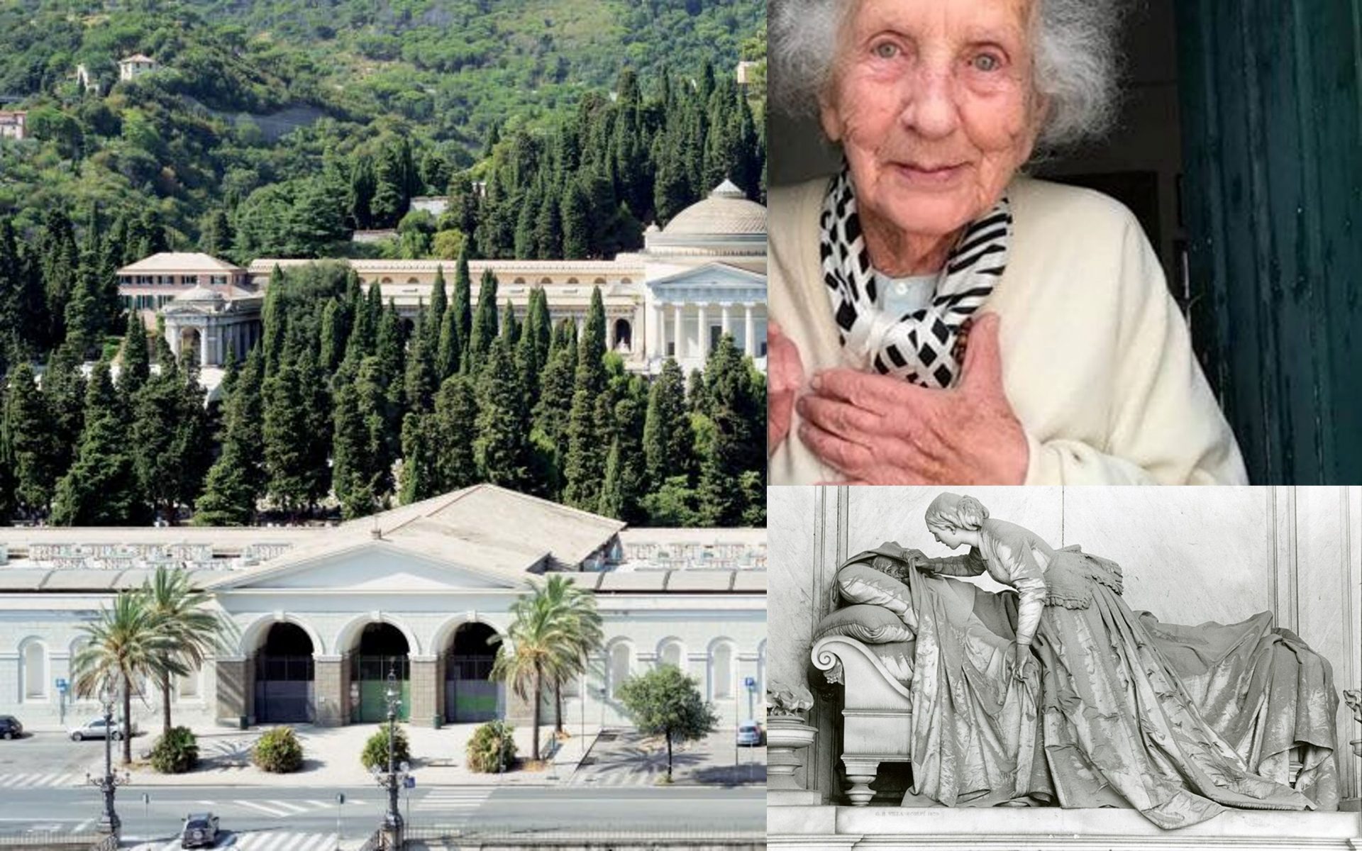 Il cimitero monumentale di Staglieno, a Genova, diventa palcoscenico per un'opera teatrale dedicata alle foto di Lisetta Carmi, che in questo luogo produsse alcuni dei suoi scatti più significati.