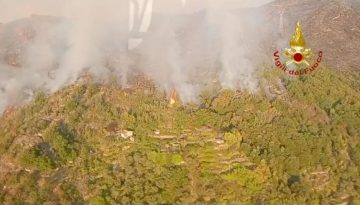 In merito all'incendio di Ceriana a breve verrà emanata un'ordinanza di allontanamento in via precauzionale degli abitanti delle zone limitrofe al rogo.