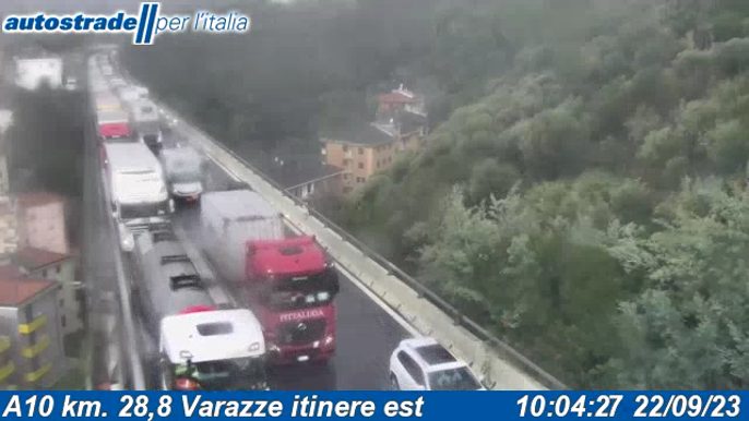 Caos autostrade: ancora code sulla A10 tra Varazze e Arenzano e sulla A12 tra Recco e Genova Est