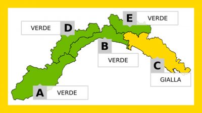 Allerta Meteo Liguria: gialla su C tra sabato 21 e domenica 22 dicembre; in arrivo intensa mareggiata