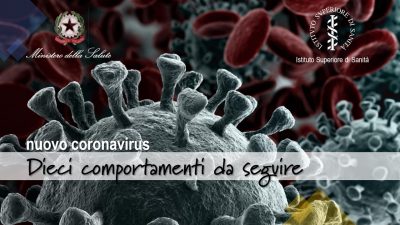 Coronavirus: dieci comportamenti da seguire