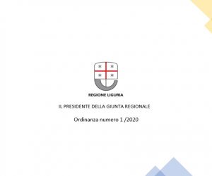 Ordinanza 1-2020 Regione Liguria - coronavirus
